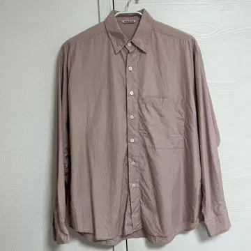 AURALEE WASHD FINX TWILL BIG SHIRTS