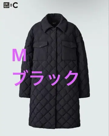 UNIQLO:C 퍼프 테크 오버사이즈 퀼트 코트