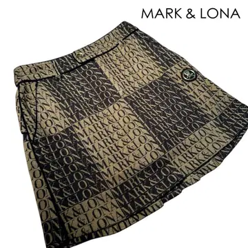 극상 새상품급 MARK & LONA 마크앤로나 울 스커트 이너 있음