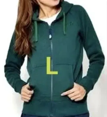 The North Face 다크 그린 L 사이즈 후드티