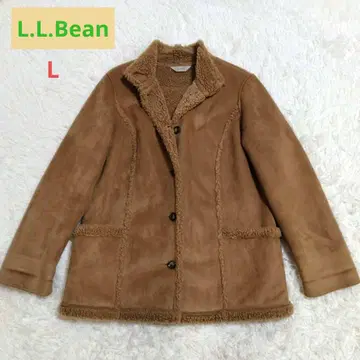 LLBean 브라운 무스탕 보아 코트 사이즈 L