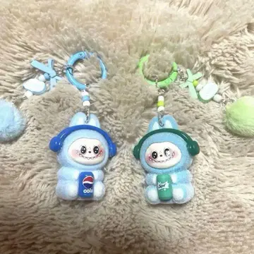 LABUBU 러브러브 키링 2세트