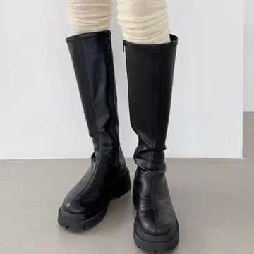 Heather 인힐 스트레치 롱 부츠