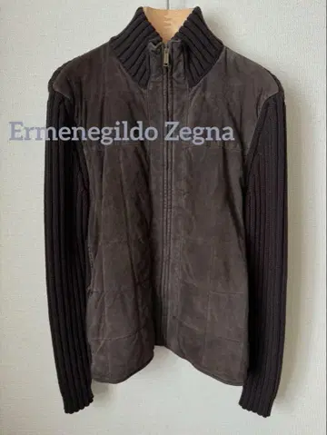 Ermenegildo Zegna 니트&스웨이드 블루종