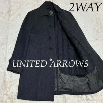 UNITED ARROWS [ 새상품급 ] 라이너 포함 벤틸레이션 울