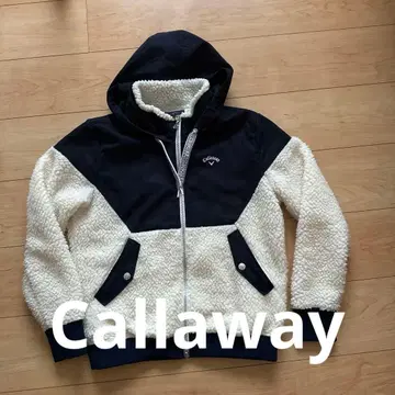 Callaway 플리스 자켓 M 네이비/크림