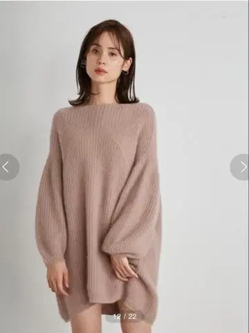 [ 최종 가격 인하 ] snidel 라쿤 미니 니트 원피스