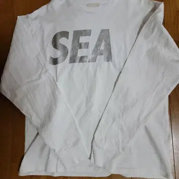 XL 화이트 윈드앤씨 롱티 SEA LONG SLEEVE TEE