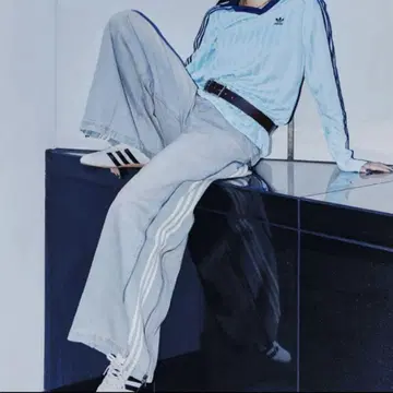 완판템 adidas 아디다스 데님 지퍼 팬츠 27 청바지