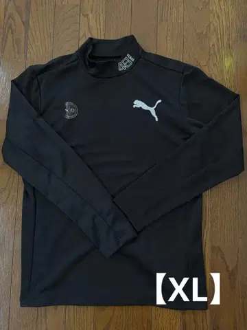 [ 새상품급 ] PUMA 골프용 블랙 모크넥 셔츠 ( XL )