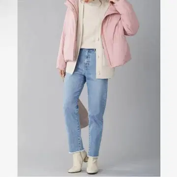 새상품 KUMIKYOKU 쿠미쿄쿠 여성용 빅 사이즈 워셔블 라이트 다운