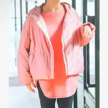 새상품 KUMIKYOKU 쿠미쿄쿠 여성용 빅 사이즈 워셔블 라이트 다운