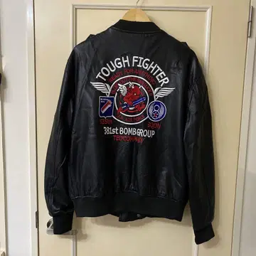 하자품 MA-1 플라이트 자켓 Tough Fighter 테드맨 자수