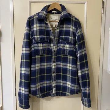 Abercrombie & Fitch 아바클로 체크 보아 자켓