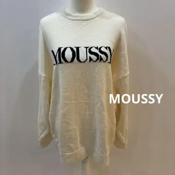 MOUSSY 로고 니트 / 마우지 로고 니트