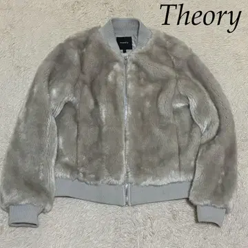 Theory 에코 퍼 봄버 자켓 SHEARLING BOMBER