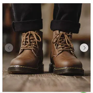 American Brown Leather Boots P0569