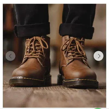 American Brown Leather Boots P0569