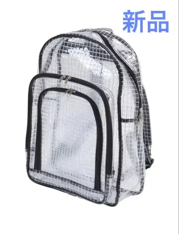 새상품 투명 클리어 엔지니어 백팩