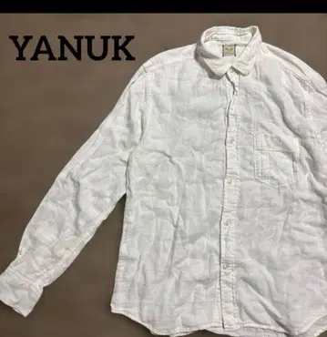 야누크 코튼 거즈 셔츠 화이트 L