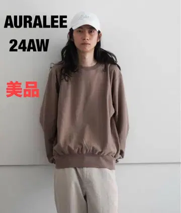 AURALEE 24AW ELASTIC HIGH GAUGE SWEAT 4