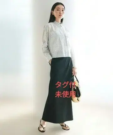 [ 세탁 가능/UV 케어 ] I 라인 스커트