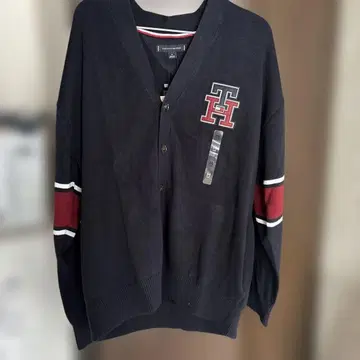 TOMMY HILFIGER 네이비 가디건 M