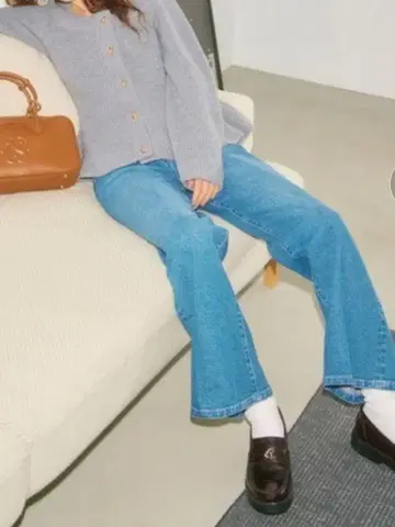 SNIDEL 하이웨스트 와이드 데님 사이즈 1