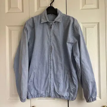 라이트 블루 지퍼 자켓 MADE IN USA