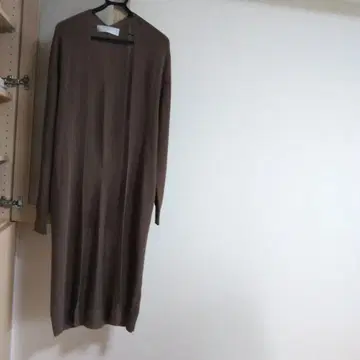 궁금하네요 - 브라운 롱 코트