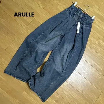 [택 포함 새상품] ARULLE 알룰 턱 데님