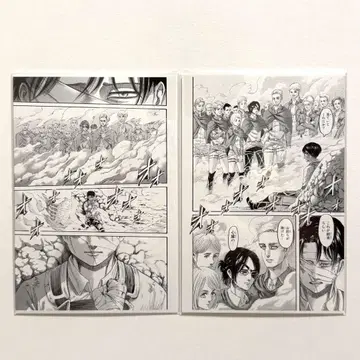 진격의 거인 원작 엽서 리바이