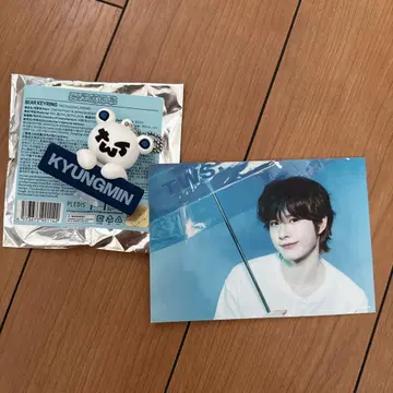 TWS 경민 오리지널 사진 베어 키링