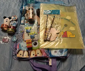 미사용 새상품 디즈니 캐릭터 문구 세트