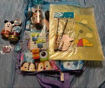 미사용 새상품 디즈니 캐릭터 문구 세트