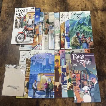 덤 포함 하마다 쇼고 팬클럽 뉴스레터 Road & Sky 전 18권 세트