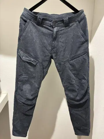 워시 가공 네이비 카고 팬츠 82cm