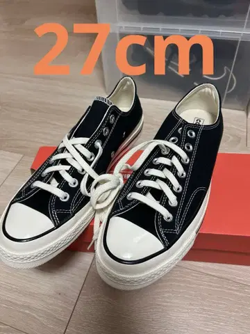 [ 새상품 27cm ] CT70 로우컷 블랙