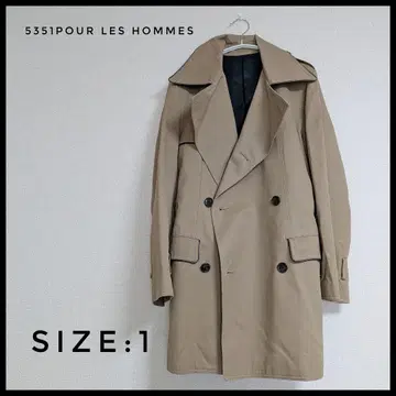 5351 POUR LES HOMMES 트렌치코트 아우터 사이즈 1