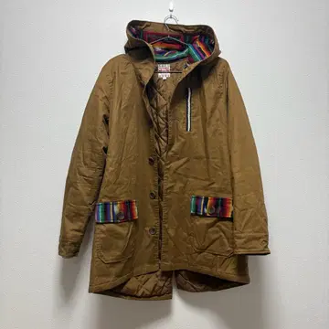 티티카카 TITICACA 브라운 후드 부착 마운틴 후드티 L