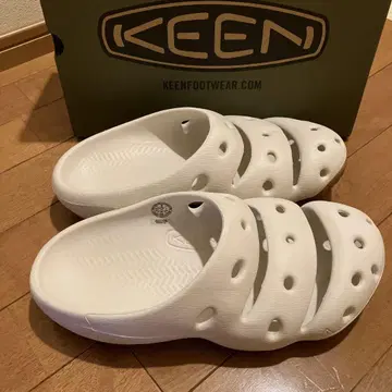 KEEN 요기 남성용 샌들 화이트 26cm