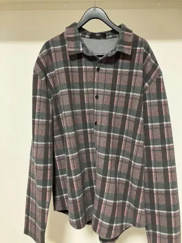 AZUL by moussy 체크 무늬 긴팔 셔츠 XL 빨간색 블랙