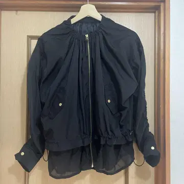 블랙 M 사이즈 점퍼 블루종