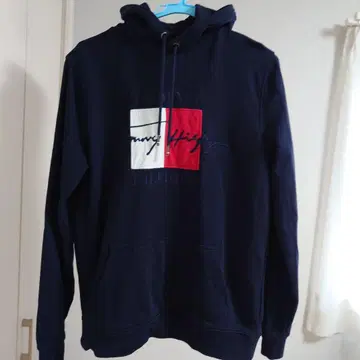 TOMMY HILFIGER 네이비 후드티