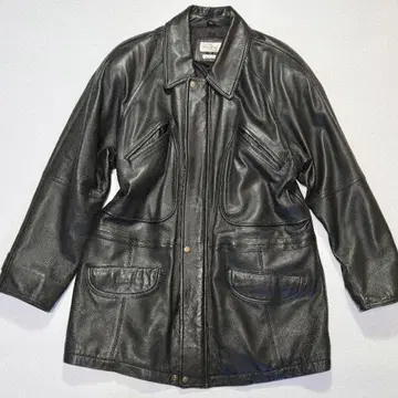 ITALY LAMB Leather 가죽 자켓 코트 천연 가죽 4 포켓 L