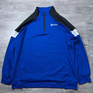 새상품급 현행 택 SRIXON 하프 지퍼 긴팔 셔츠 DESCENTE