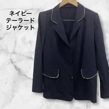 네이비 테일러드 자켓 (택 없음) 사이즈 미상