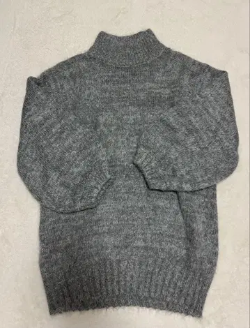 MOUSSY 그레이 니트 스웨터 프리 사이즈
