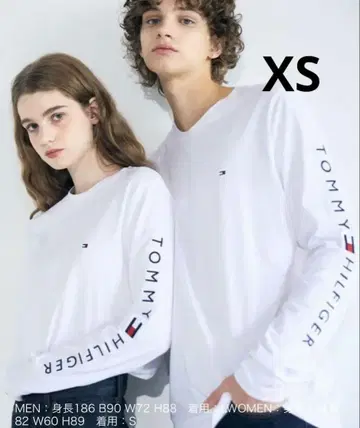 온라인 한정판 숄더 로고 롱 슬리브 티셔츠 롱티 XS