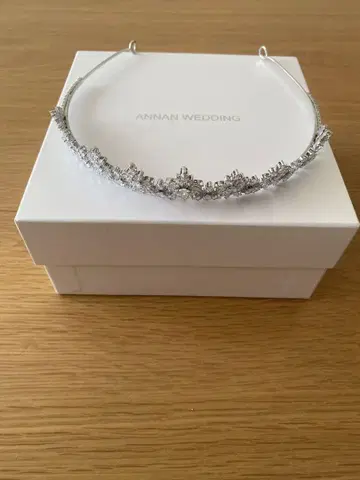 ANNAN WEDDING 실버 티아라